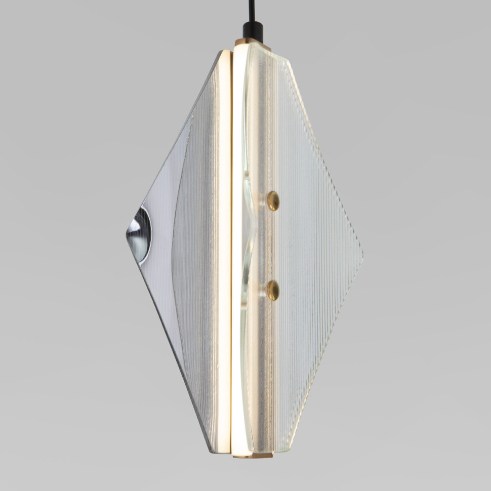 Подвесной светодиодный светильник 304054 LED латунь