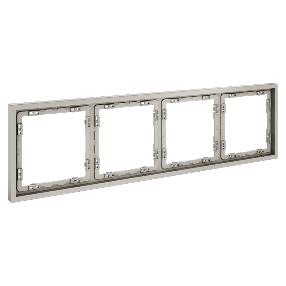 Рамка пластиковая VOLTUM S70 на 4 поста, (кашемир)