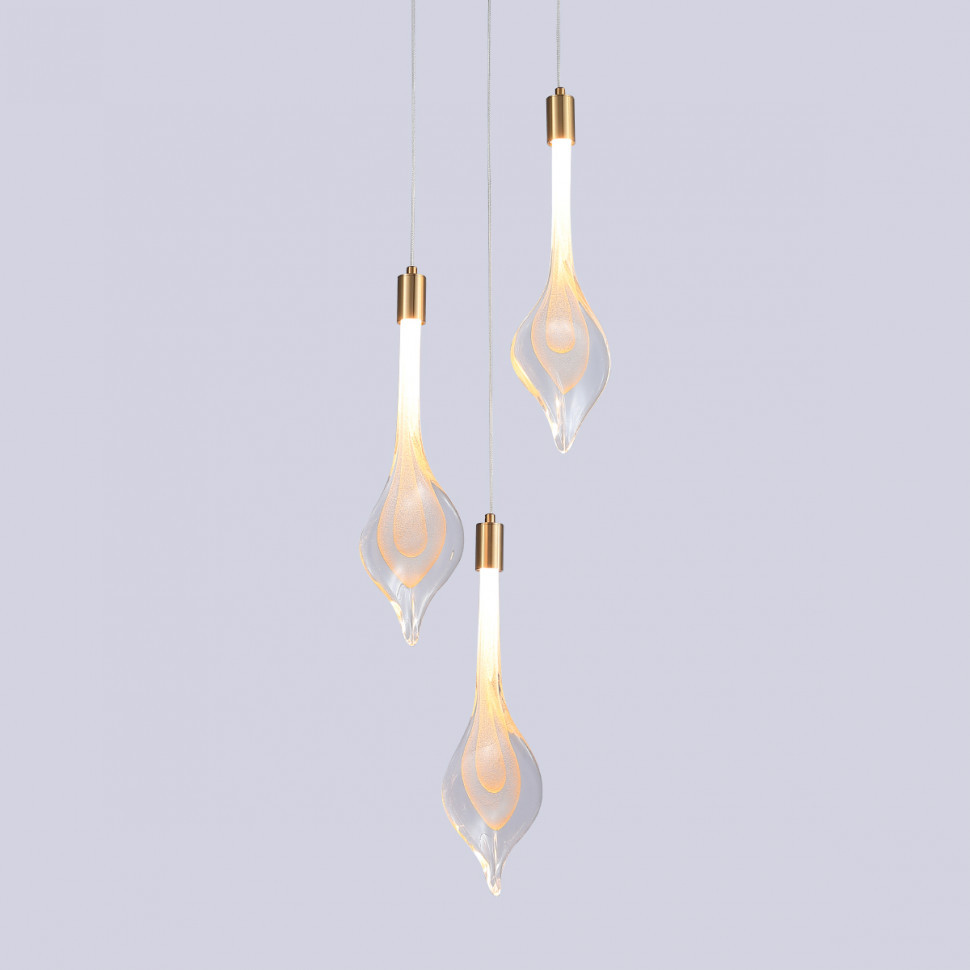 Подвесной светильник Delight Collection P98066-3 antique brass