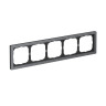Рамка ArtGallery Pure Камень Графит, на 5 пост, GAL373105