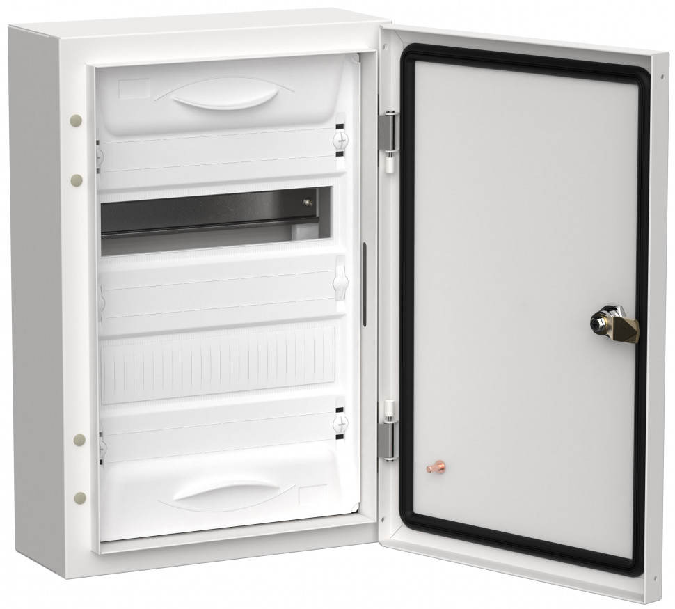 Корпус металлический ЩРн-24 (1х24) 460х310х140мм TITAN 5 IP54 белый IEK TI5-50-N-024-54