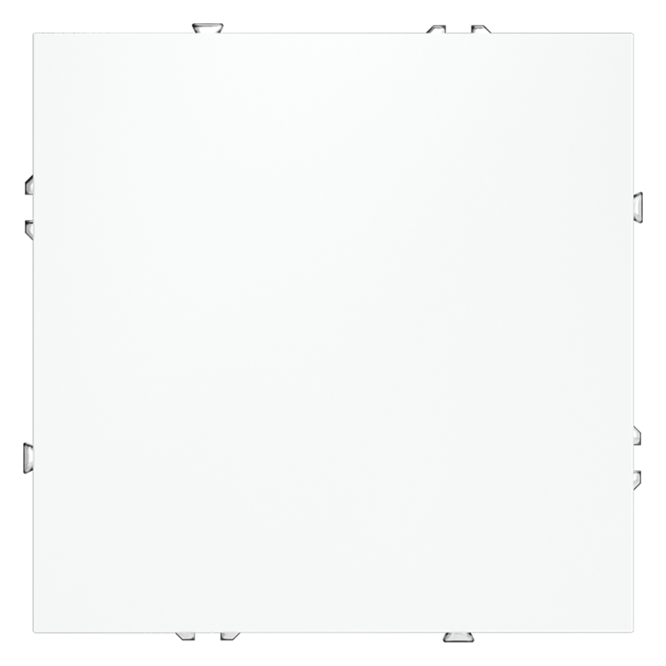 Заглушка VOLTUM S70 с суппортом, (белый матовый)