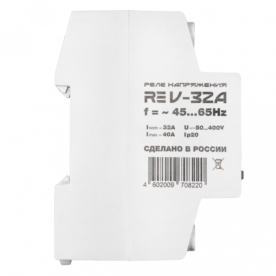Реле напряжения 32А ROSTOKELECTRO (DigiTop) RE V-32A