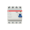 Устройство защитного отключения (УЗО) ABB F204 AC-25/0.1 Тип-AC 4P 25A 100мА 2CSF204001R2250