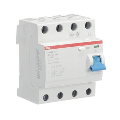 Устройство защитного отключения (УЗО) ABB F204 A-40/0.3 Тип-A  4P 40A 300мА 2CSF204101R3400