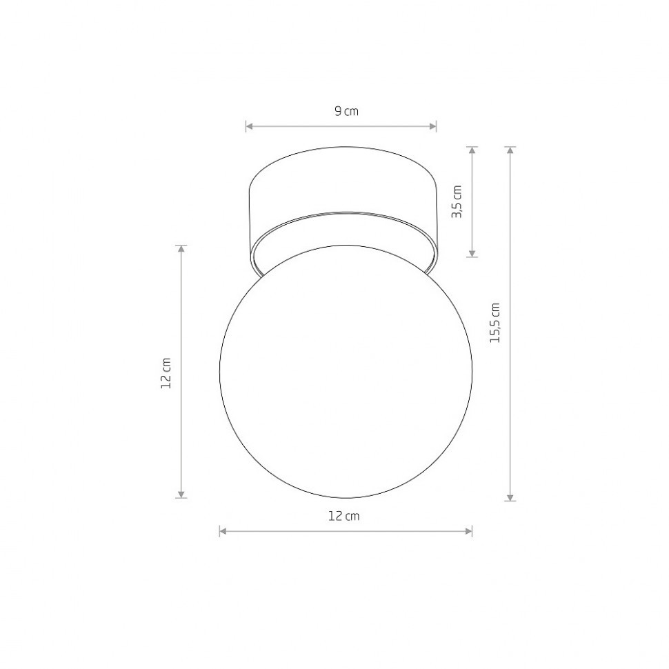 Настенно-потолочный Nowodvorski Kier S Satine Gold 10623