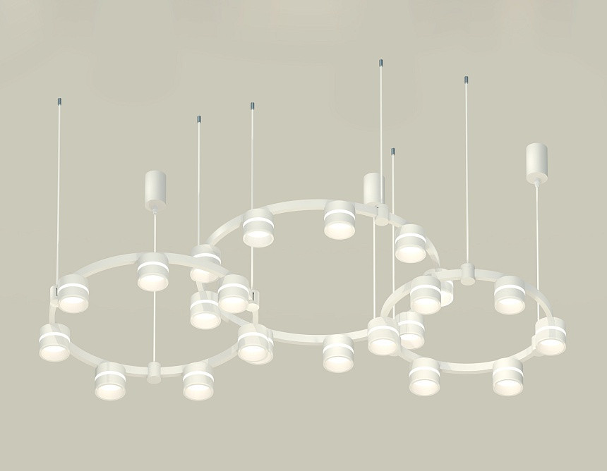 Комплект подвесного светильника Ambrella Light Techno Ring XR92082200 (A9208x3, C9241, C9236, C9231, N8444)