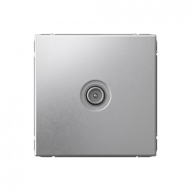 Розетка TV 4DB Schneider Electric Art Gallery проходная, Алюминий GAL000392