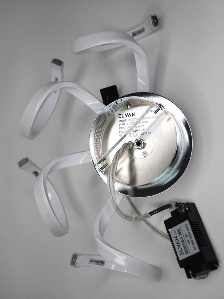 Настенный светильник Elvan BR-136/4-12W-NH-Wh