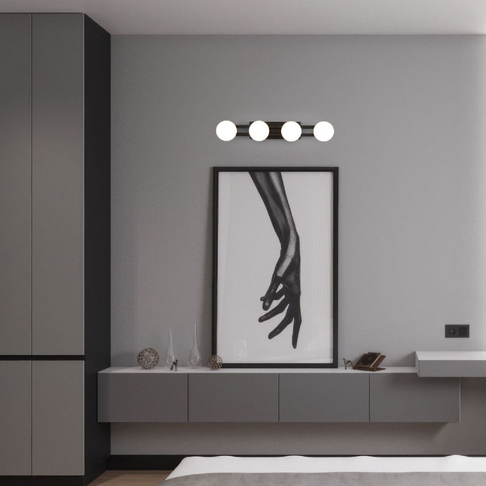 Настенный светильник Eurosvet Tapioca 90332/4 черный a068077