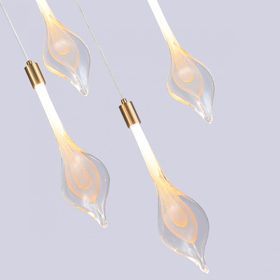 Подвесной светильник Delight Collection P98066-5 antique brass