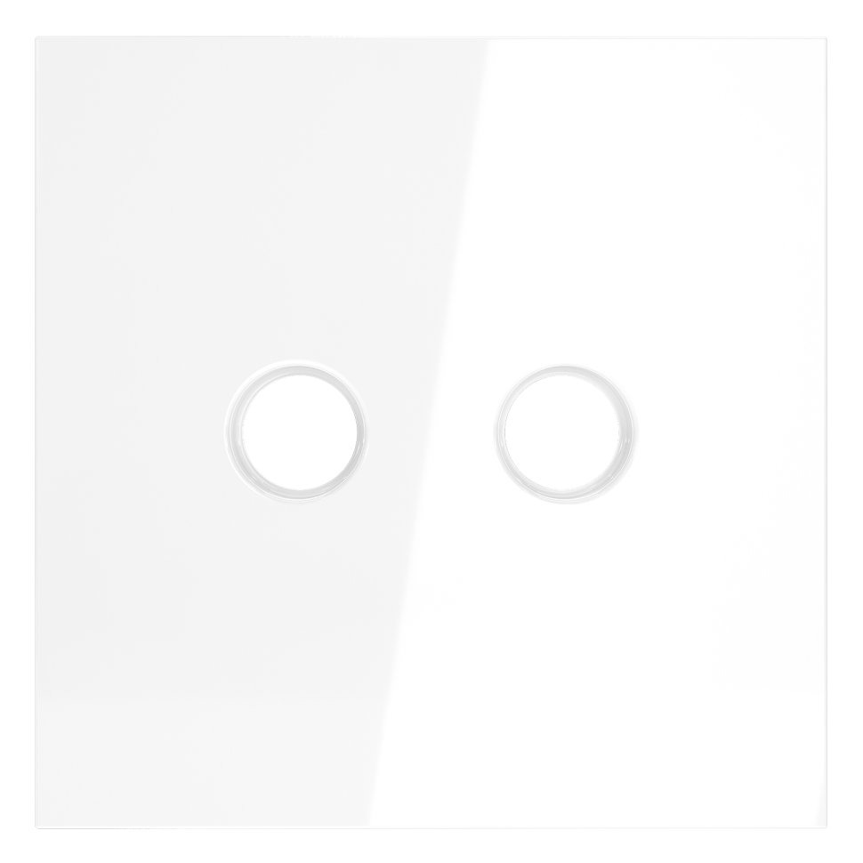 Накладка для розетки телевизионной оконечной TV+SAT, S70 (белый глянцевый)