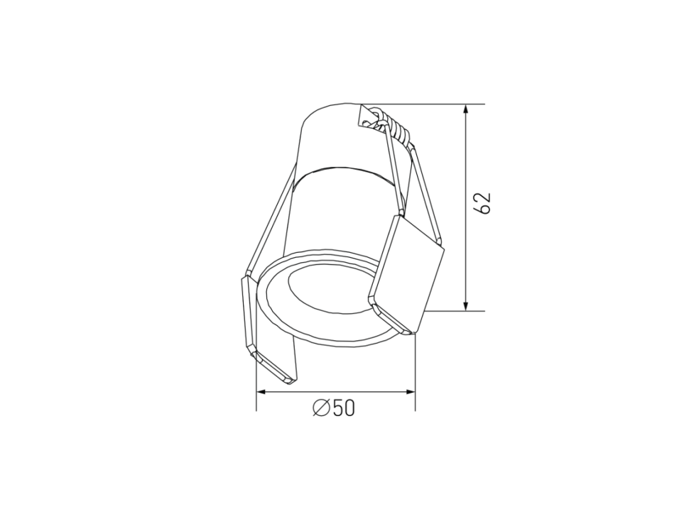  DesignLed Светильник светодиодный потолочный встраиваемый , серия HIDDEN, Серебро, 3Вт, IP20, Теплый белый (3000К), DL-A004-3-SL-WW