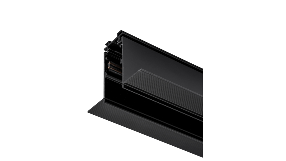  LUMKER Шинопровод встраиваемый глубокий под шпаклевку, серия SY-LINK, Черный, IP20, SY-LINK-20T2-2.5-BL