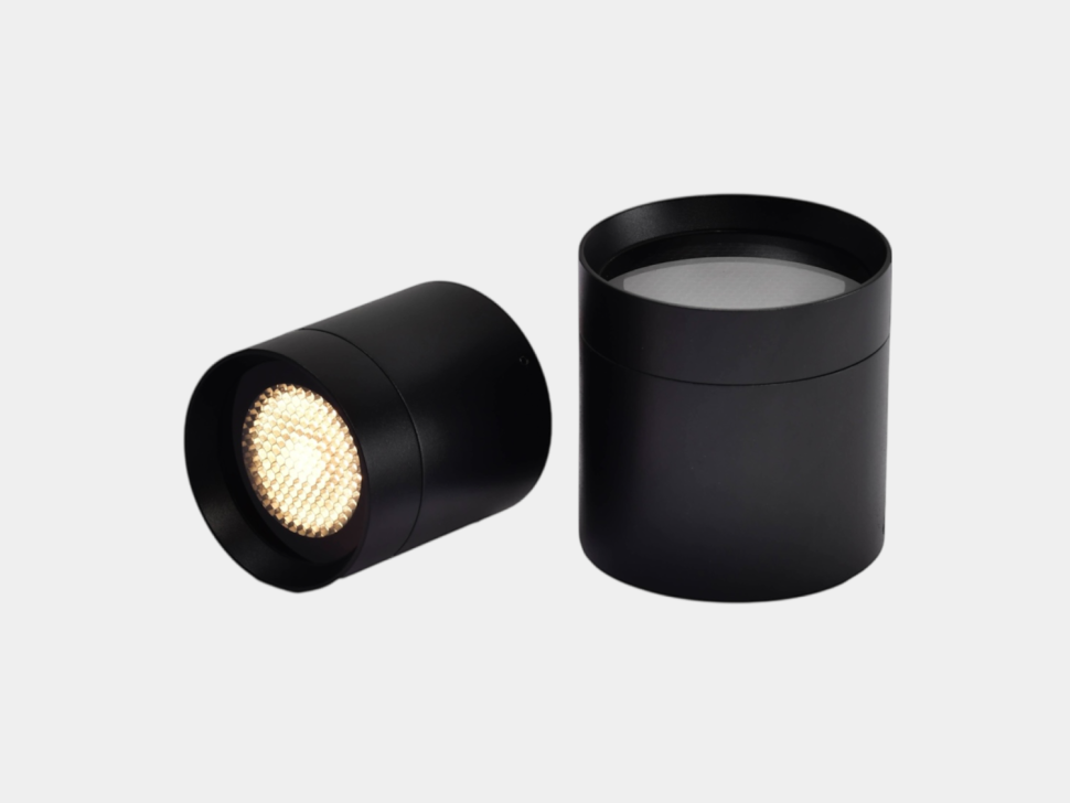  LUMKER Накладной уличный светильник Вулкан 10 Вт, 50°, 220–240 В, 3000K (теплый белый), IP65, круглый потолочный, GW-C-GR-10-WW