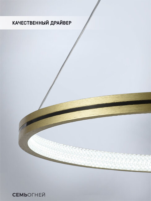 Подвесной светильник Seven Fires Andris SF5025/1P-MGD-BK