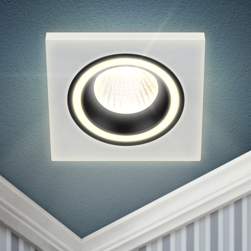 Встраиваемый светильник Эра DK91 WH/BK Б0054361