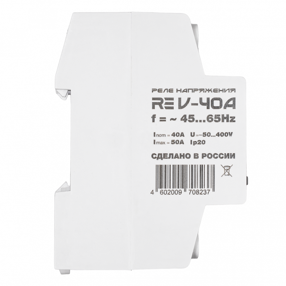Реле напряжения 40А ROSTOKELECTRO (DigiTop) RE V-40A