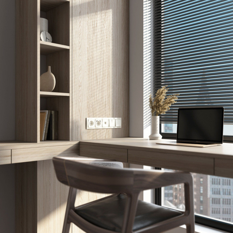 Рамка из поликарбоната на 5 постов Snabb Basic слоновая кость W0052003