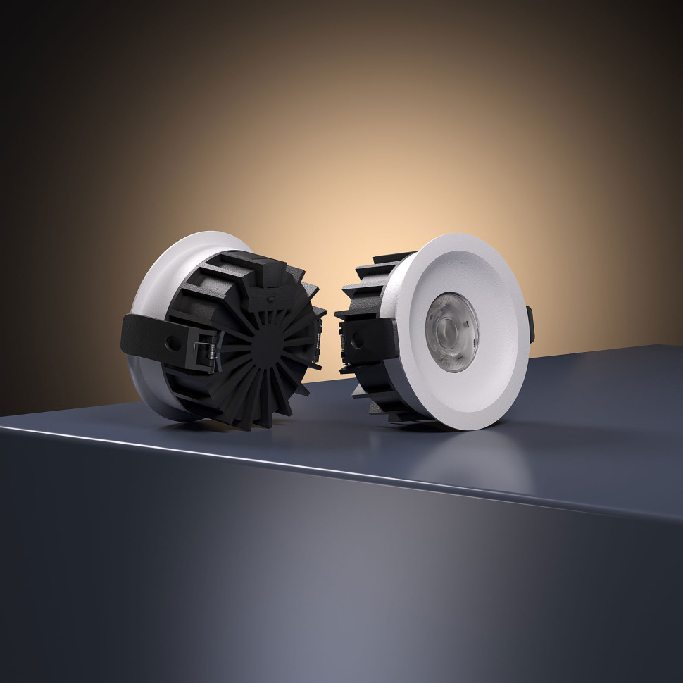 Светильник встраиваемый светодиодный Combi 10W 4000K черный 25067/LED