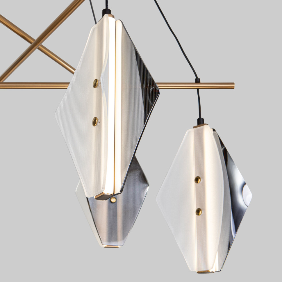 Настенный светодиодный светильник 301054 LED латунь