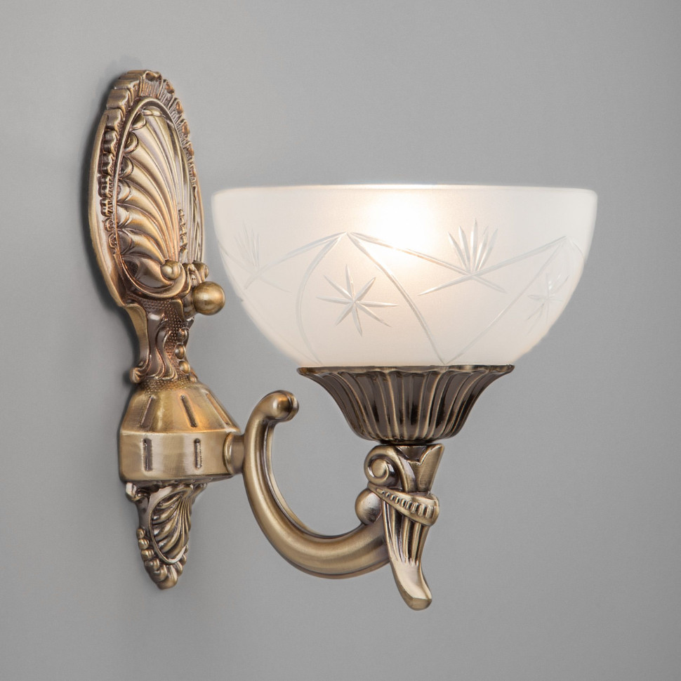 Бра в классическом стиле 60006/1 античная бронза