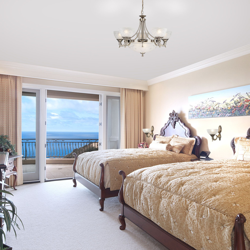 Бра в классическом стиле 60006/1 античная бронза