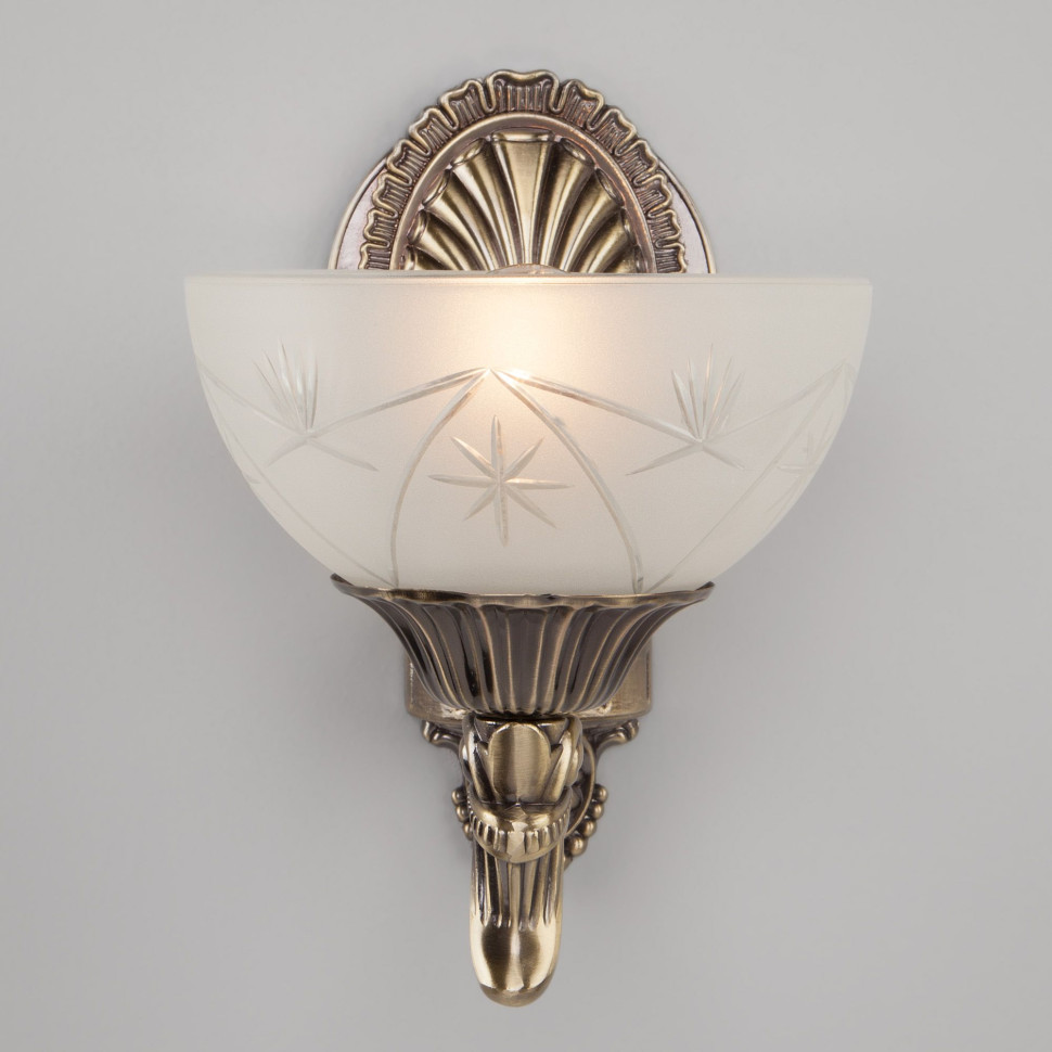 Бра в классическом стиле 60006/1 античная бронза