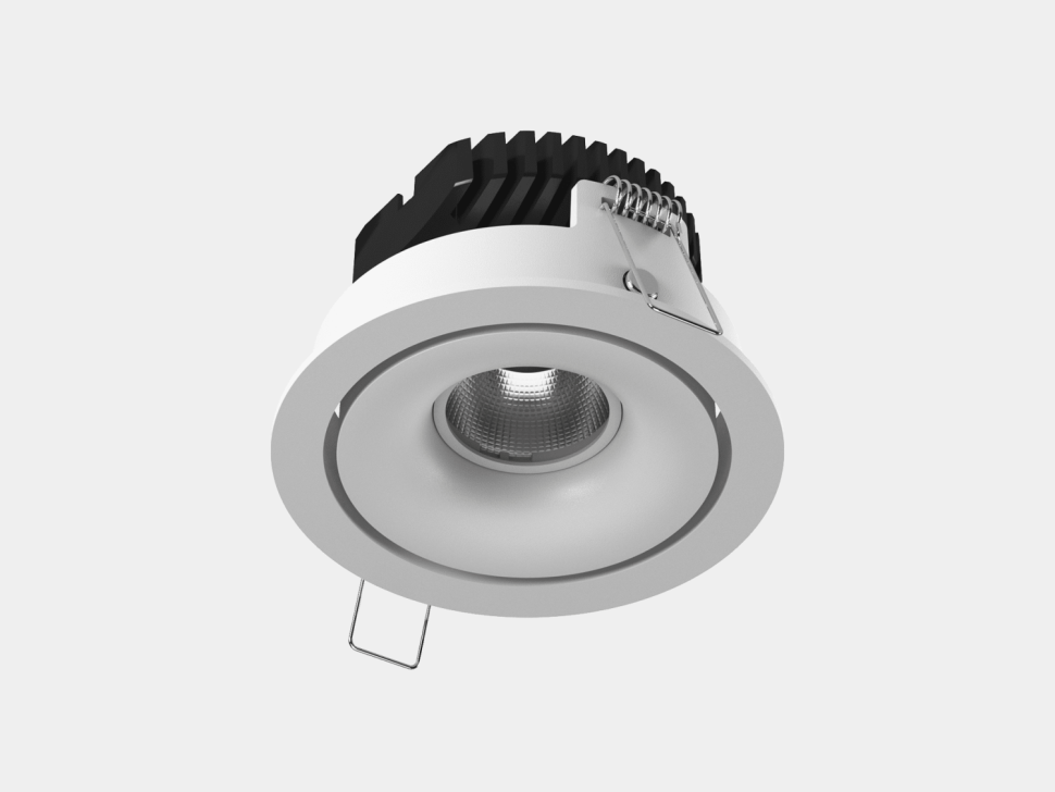  SWG PRO Корпус светильника потолочный встраиваемый  наклонный, COMBO11-WH, Белый, IP20, COMBO11-WH