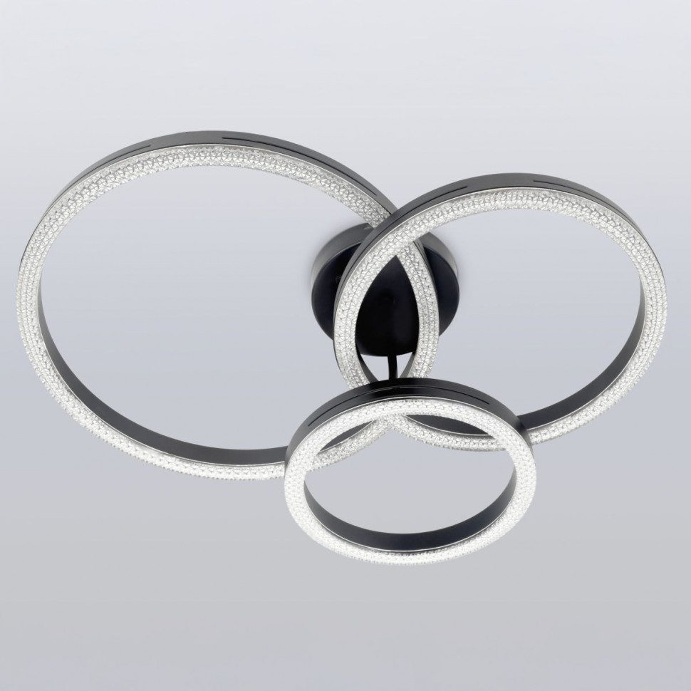 Потолочный светильник Эра Модерн Bloom CLL-1-110W 3K-6K RC BK