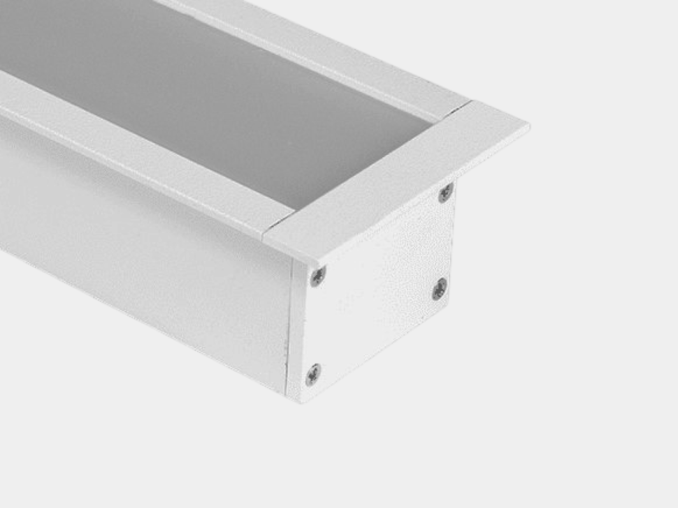  DesignLed Встраиваемый алюминиевый профиль Design LED LE 4932, 2500 мм, белый, LE.4932-W-R