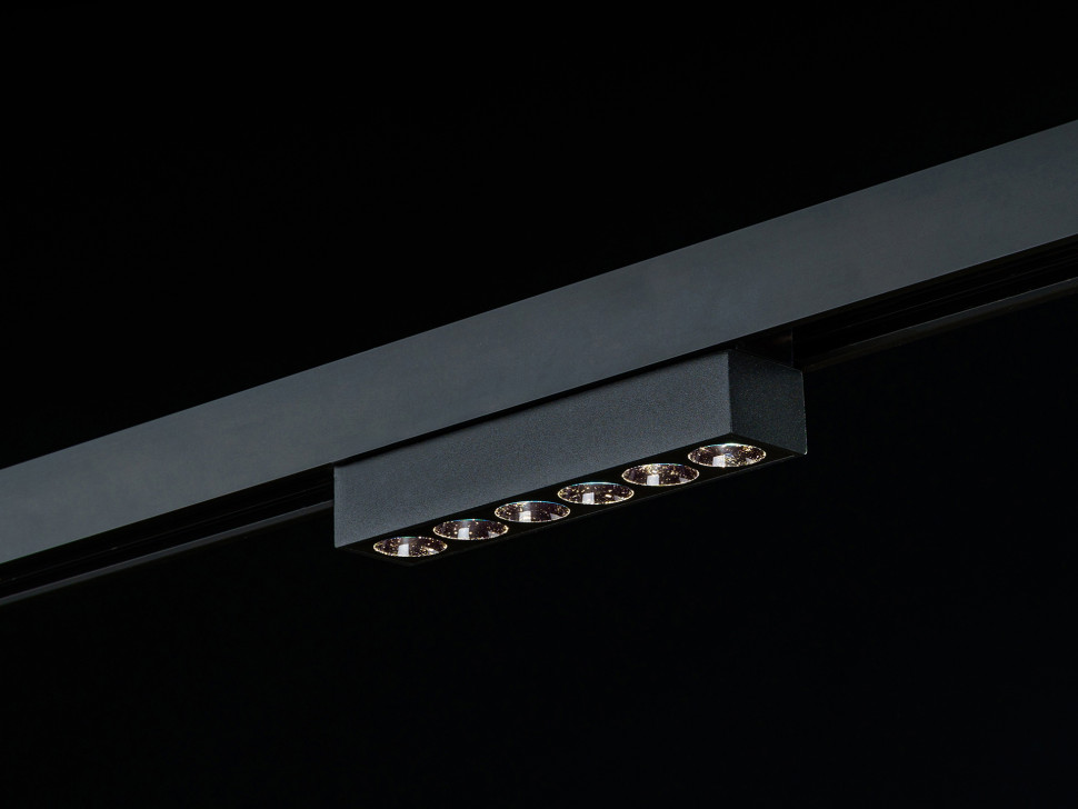  LUMKER Светильник линейный дарклайт, серия SY-LINK, Черный, 6Вт, IP20, Нейтральный белый (4000К), SY-LINK-110-BL-6-NW