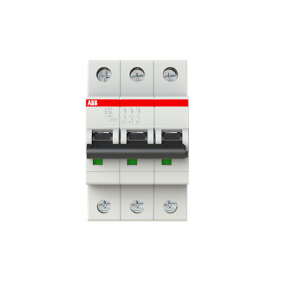 Автоматический выключатель ABB S203-D16 3P 6kA 16А 2CDS253001R0161