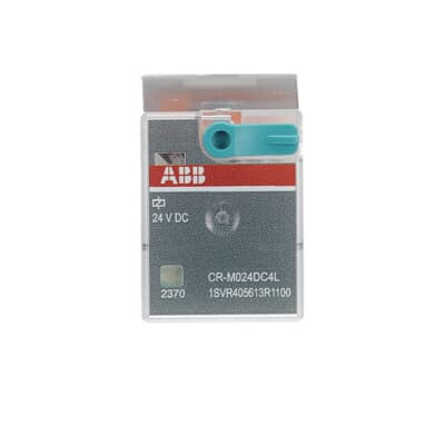 Реле CR-M024DC4L 24B DC 4ПК (6A) с СИД-индикацией ABB 1SVR405613R1100
