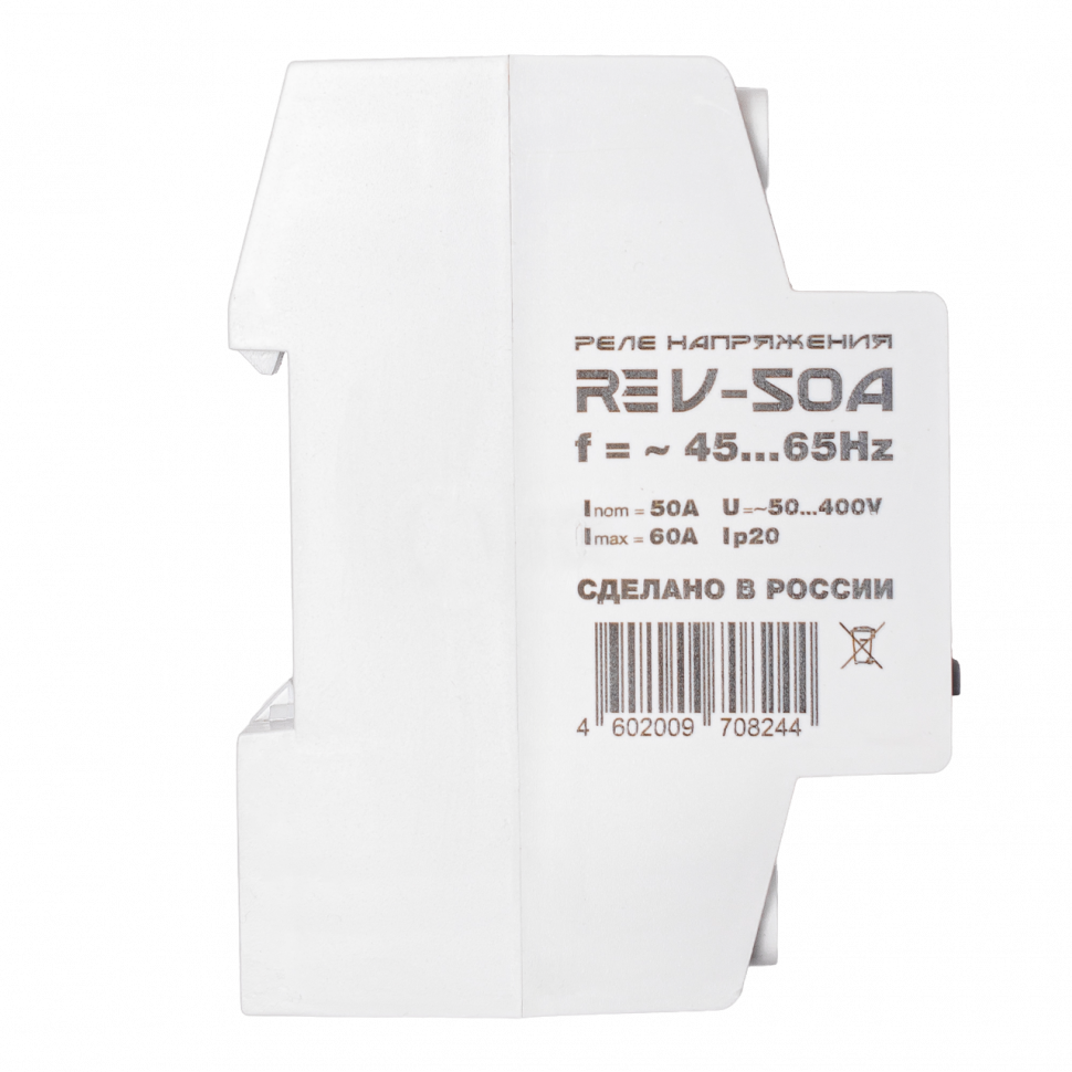 Реле напряжения 50А ROSTOKELECTRO (DigiTop) RE V-50A