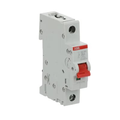 Рубильник ABB SD201/25 AC/DC 1P 25A 25кА 2CDD281101R0025