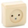 Розетка без заземления со шторками 16А 250B Кремовая Schneider Electric Этюд PA16-002K