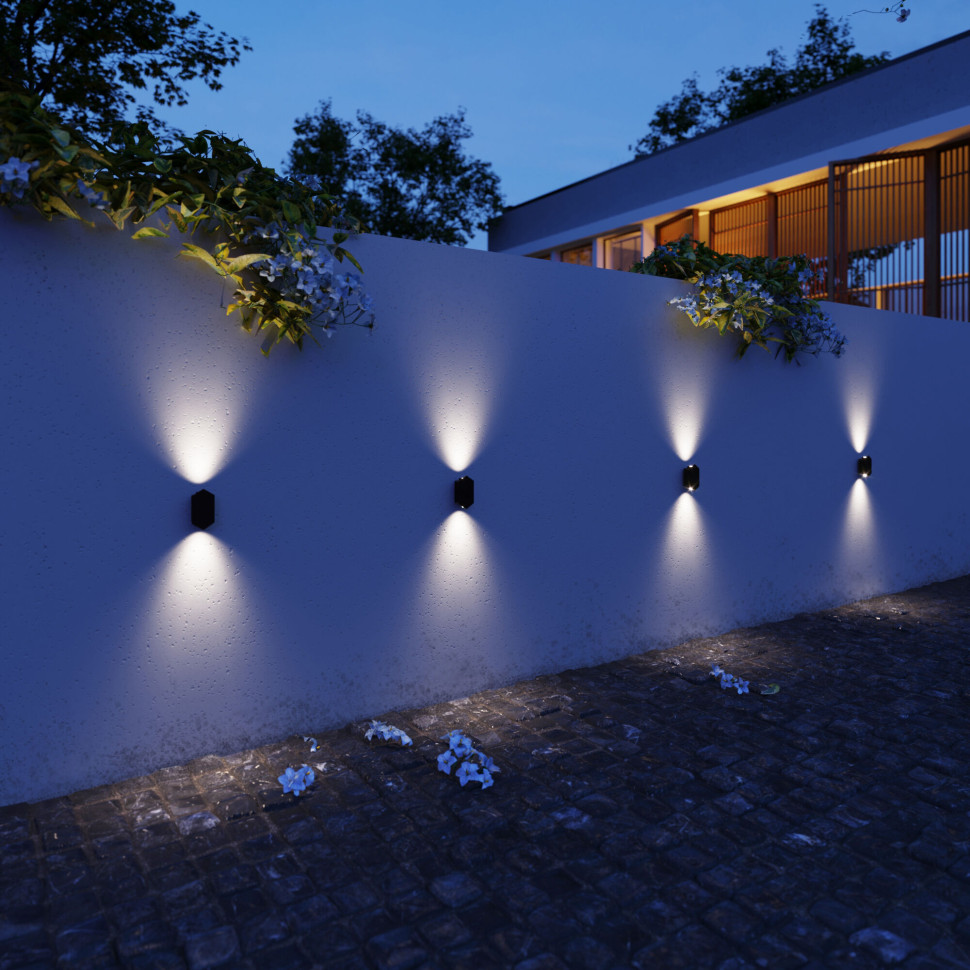 Настенный светодиодный светильник 35152/D черный