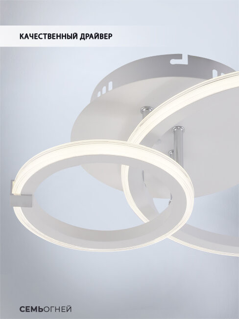 Потолочный светильник Seven Fires Sindi SF5054/2C-WT-CR