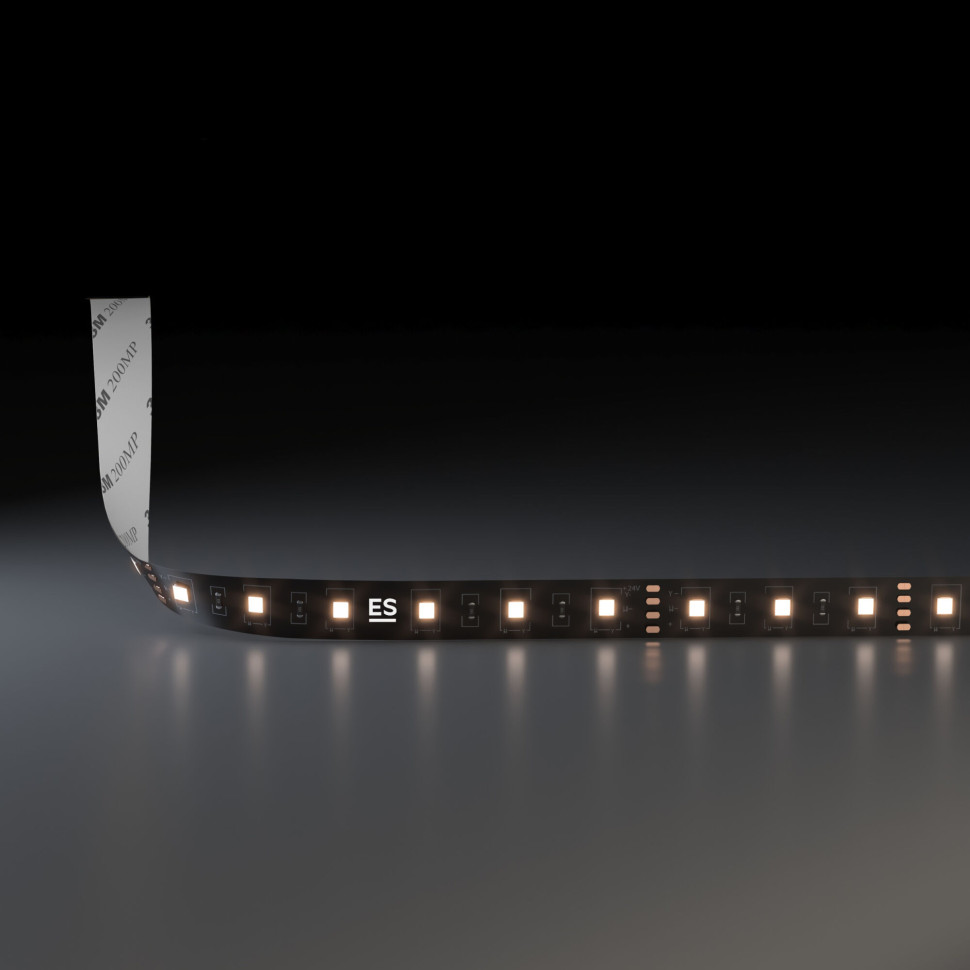 Светодиодная лента 24 В 14,4 Вт/м 60 Led/м 5050 IP20, дневной белый 4200K, Black, 5 м Лента светодиодная 24V 14,4W 60Led 5050 IP20 дневной белый, Black, 5м