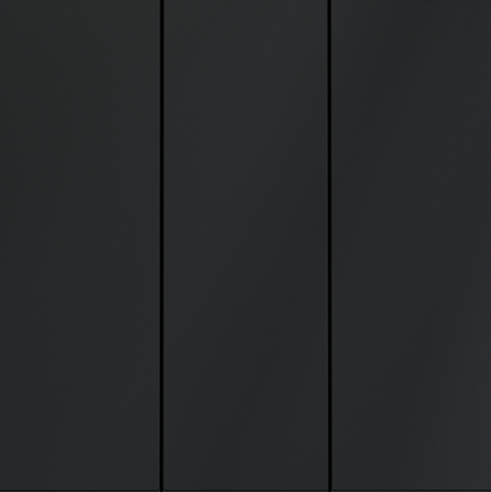 Выключатель встраиваемый VOLTUM S70 трехклавишный 10А, (графит)