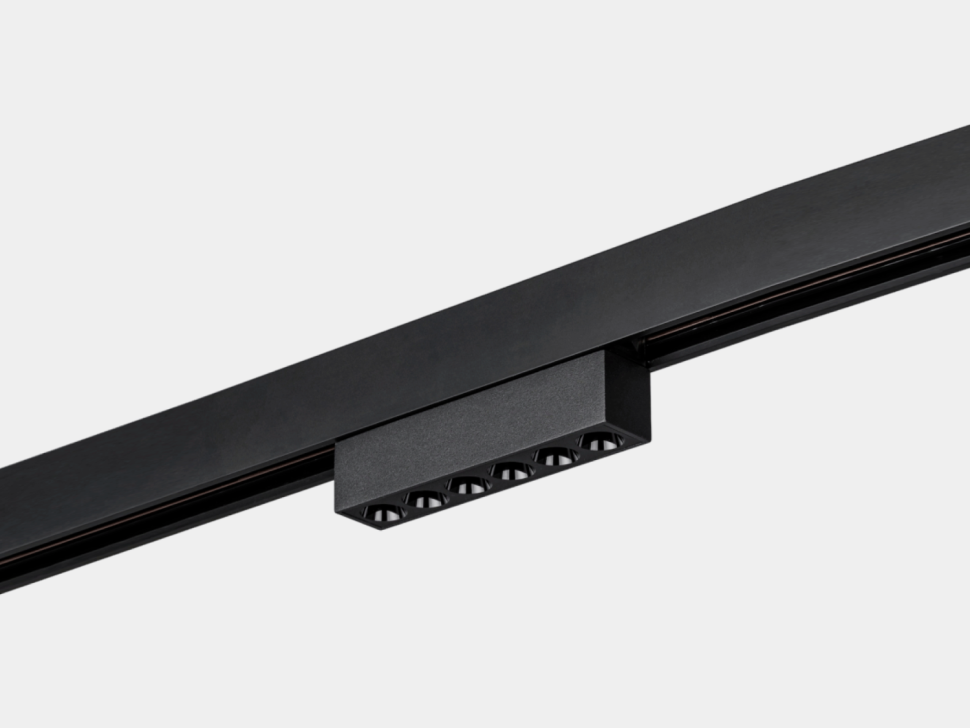  LUMKER Светильник линейный дарклайт, серия SY-LINK, Черный, 6Вт, IP20, Теплый белый (3000К), SY-LINK-110-BL-6-WW