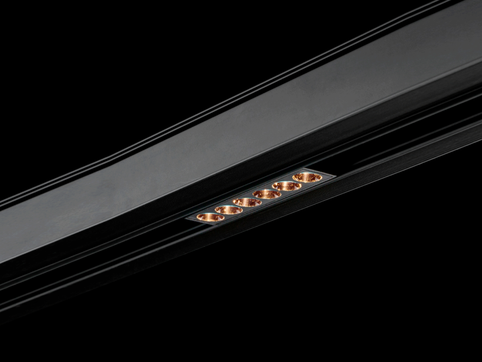  LUMKER Светильник линейный дарклайт, серия SY-LINK, Черный, 6Вт, IP20, Теплый белый (3000К), SY-LINK-110-BL-6-WW