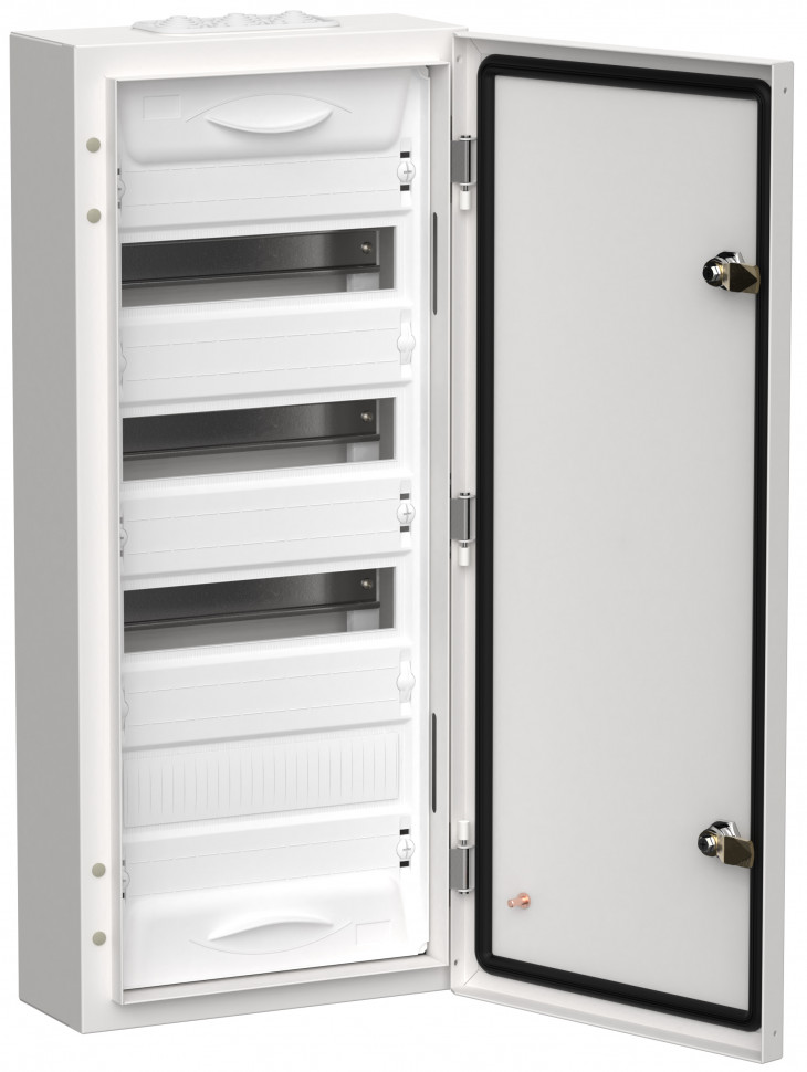 Корпус металлический ЩРн-48 (1х48) 710х310х140мм TITAN 5 IP54 белый IEK TI5-50-N-048-54