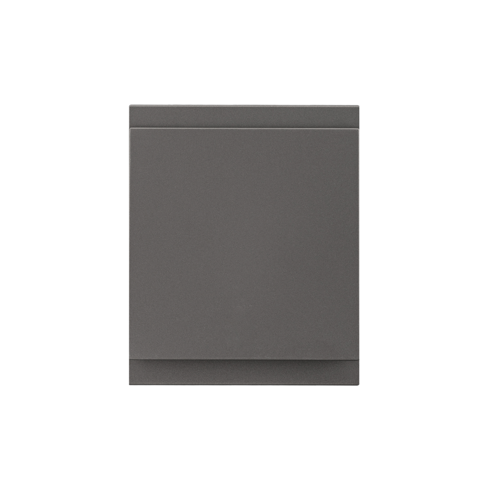 KRANZ SETE Выключатель возвратный 10А, 1 клавиша, графит KR-79-0712-3