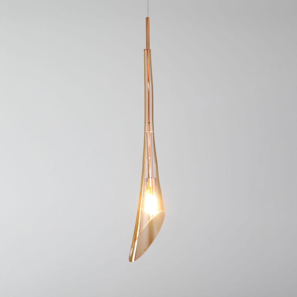 Подвесной светильник Eurosvet Folio 50224/1 янтарный a058963