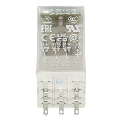 Реле CR-M230AC3L 230B AC 3ПК (10A) с LED-индикацией ABB 1SVR405612R3100