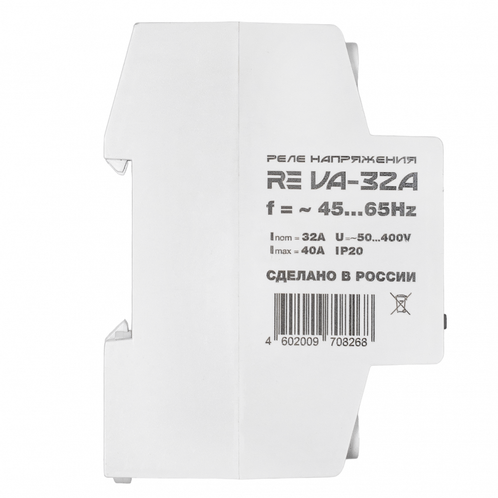 Реле напряжения с контролем тока DigiTop RE VA-32A