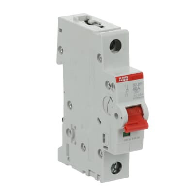 Рубильник ABB SD201/40 AC/DC 1P 40A 25кА 2CDD281101R0040