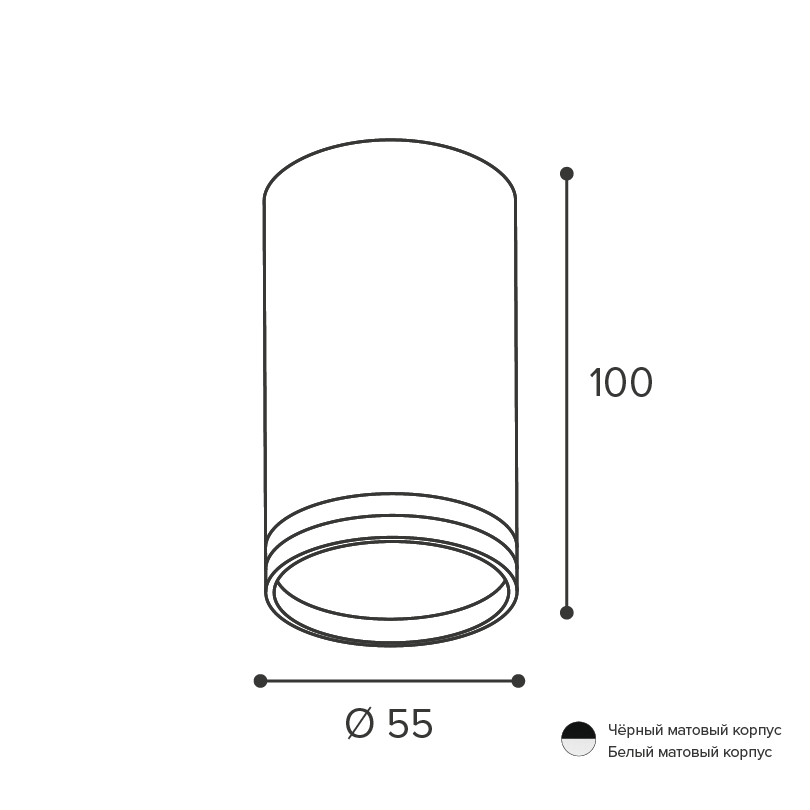 Накладной светильник Wolta Moderno WSL-GU10/02BL